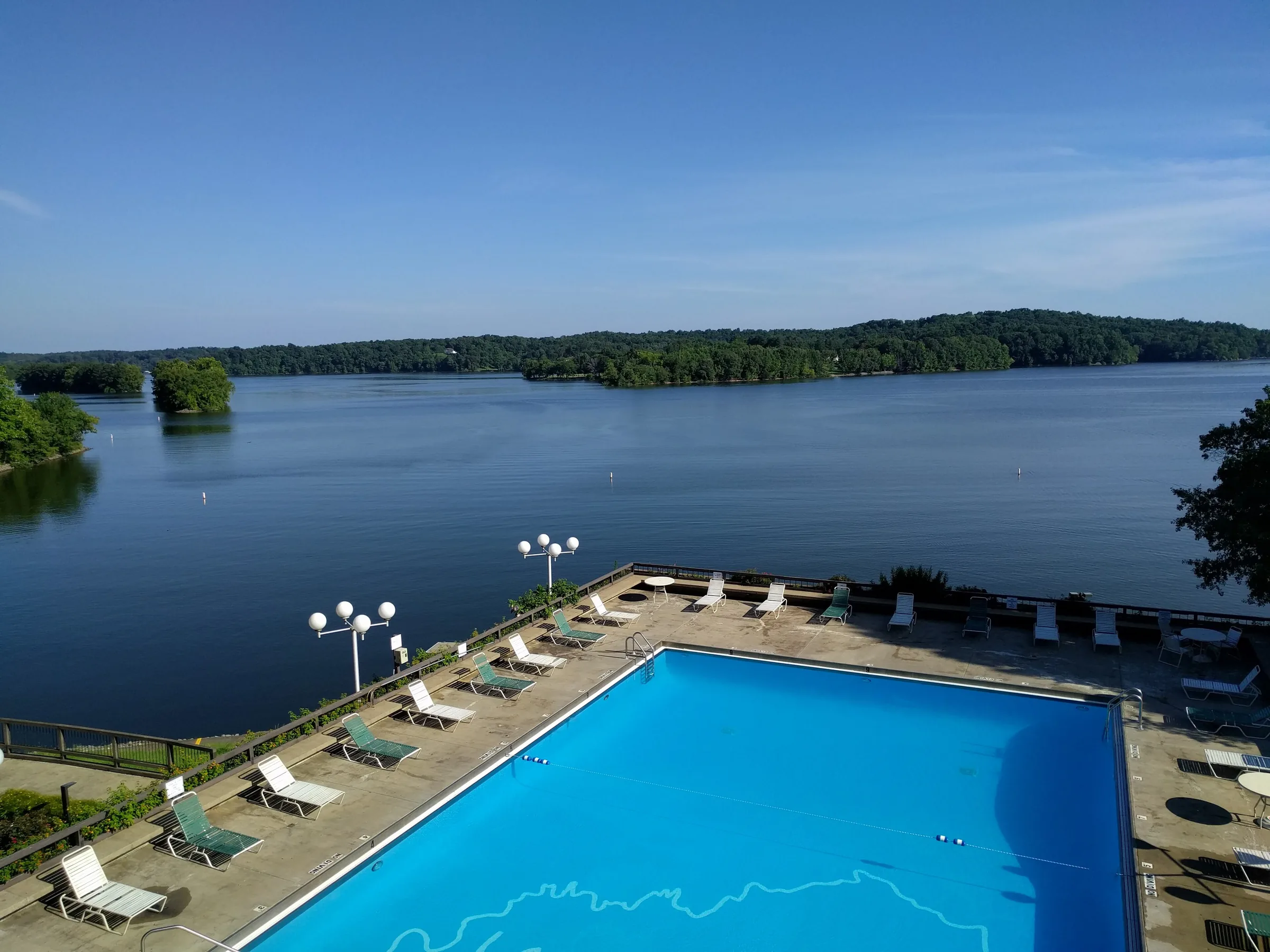Lake Barkley, Kentucky, from the state park lodge