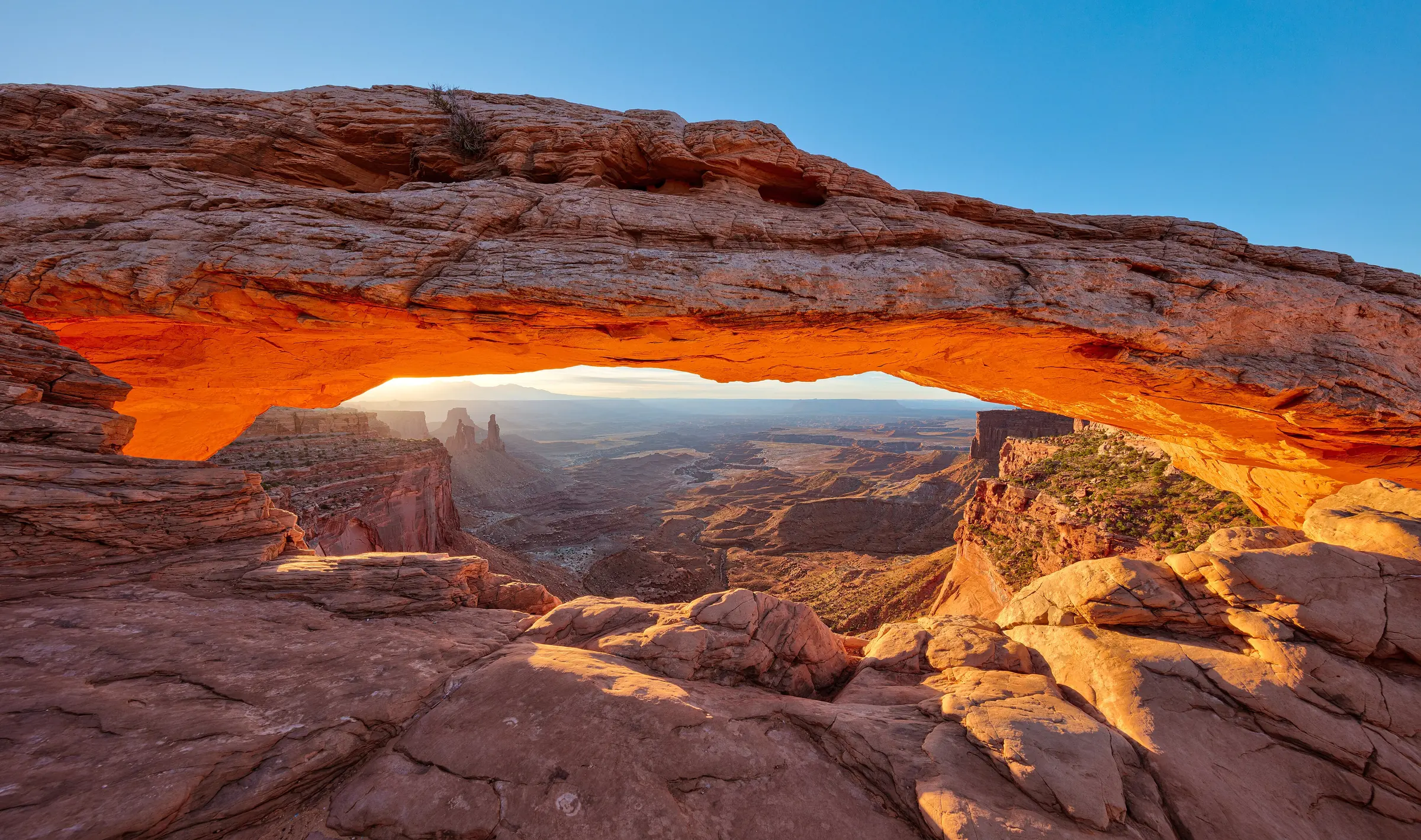 Mesa Arch at sunrise, Canyonlands National Park