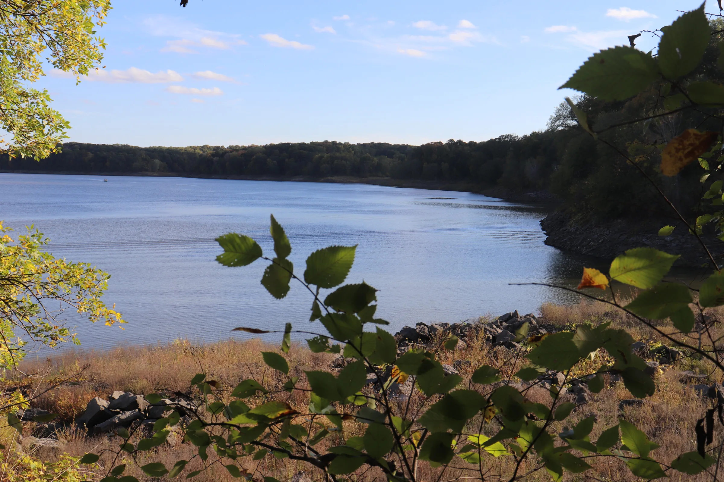 Coralville Lake from Old State Quarry State Preserve, Iowa