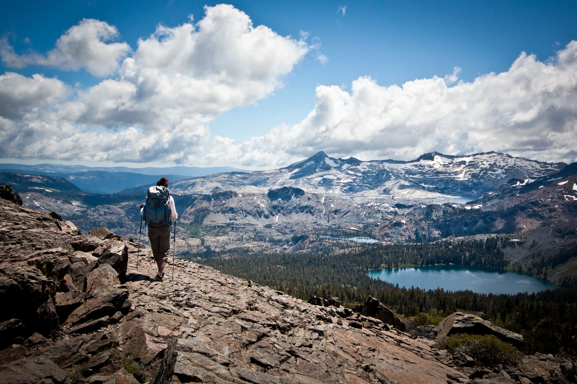Desolation Wilderness from Mount Tallac, California