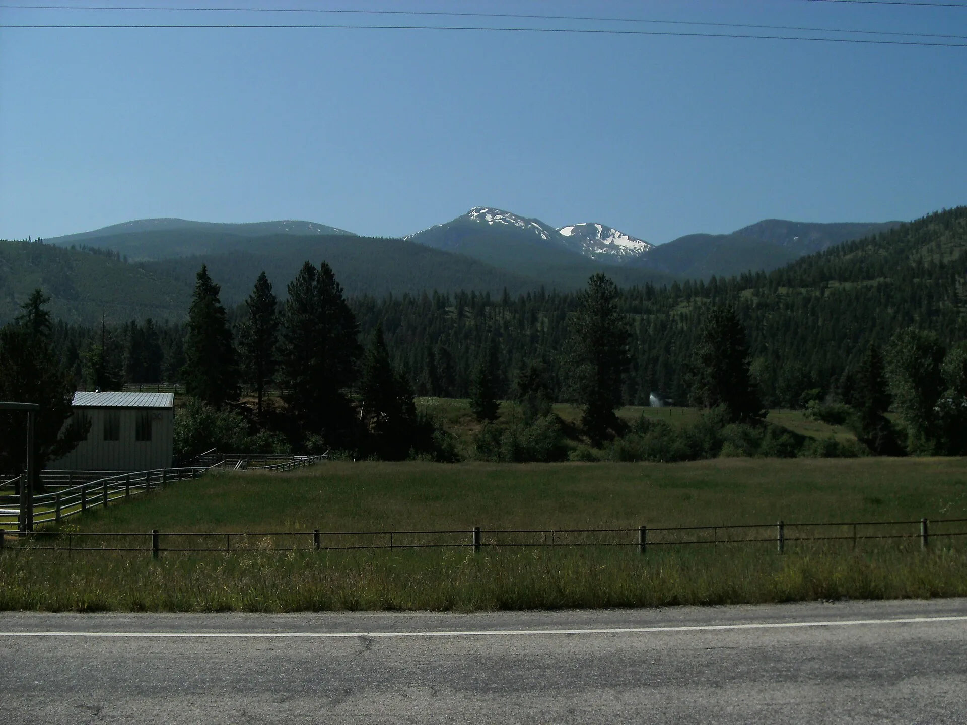 Lolo Peak from Highway 12, Montana