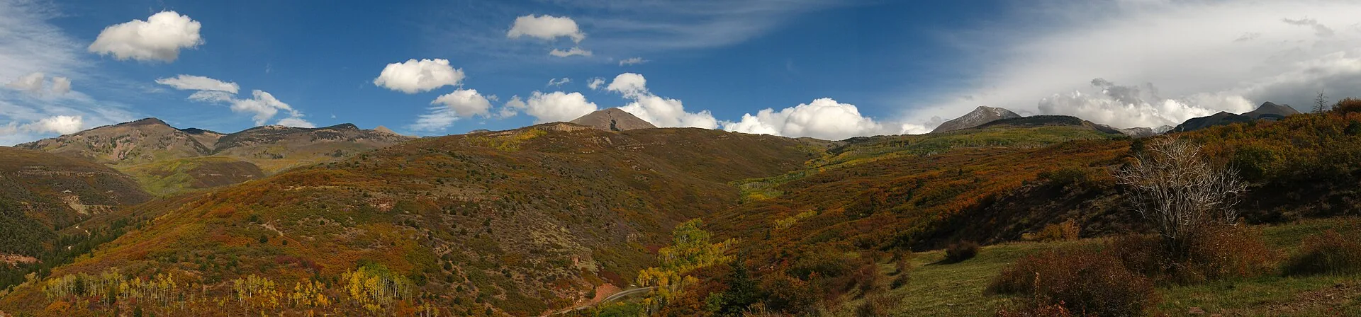 La Sal Mountains in autumn, Manti–La Sal National Forest