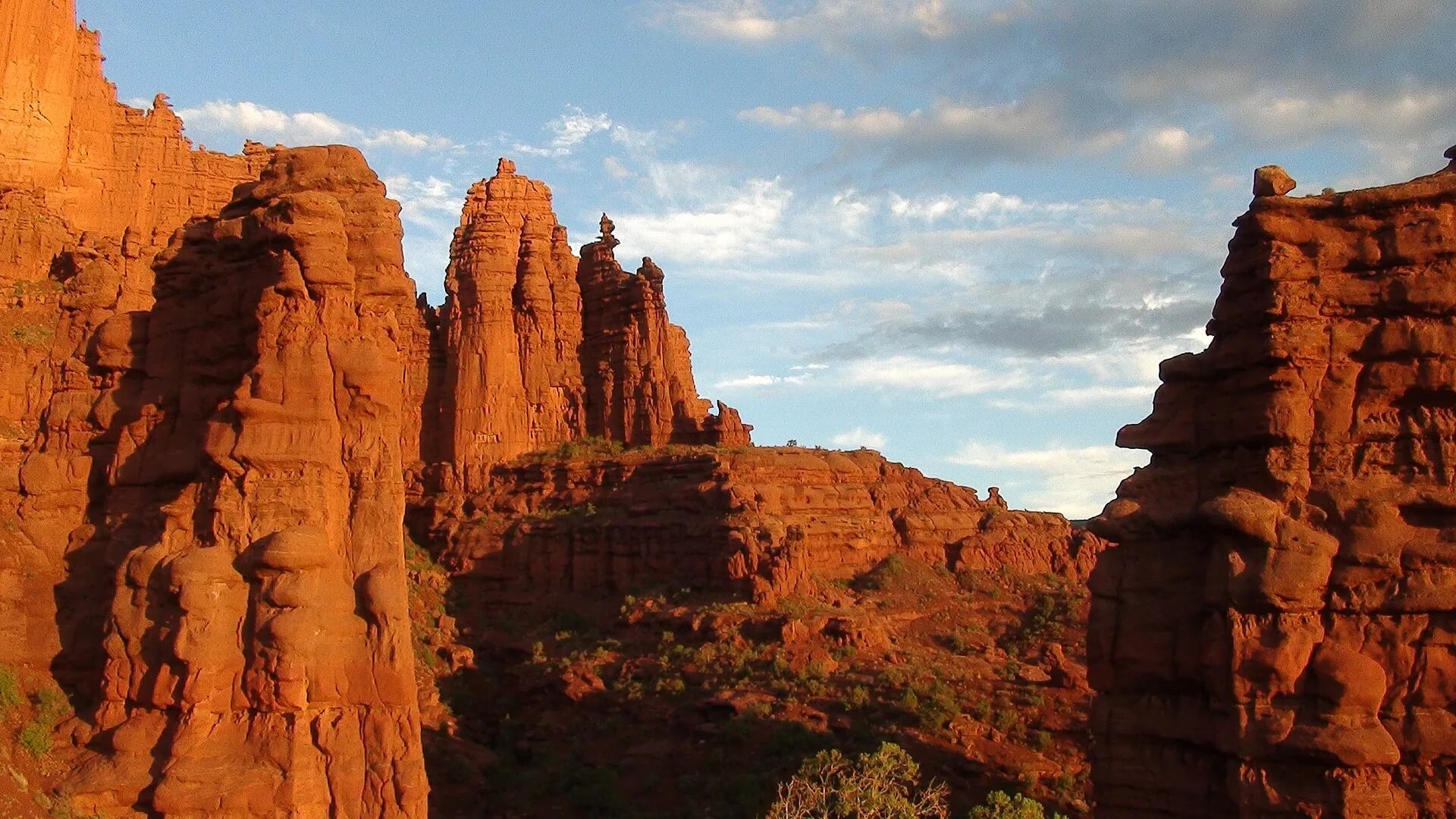 Fisher Towers near Moab, Utah