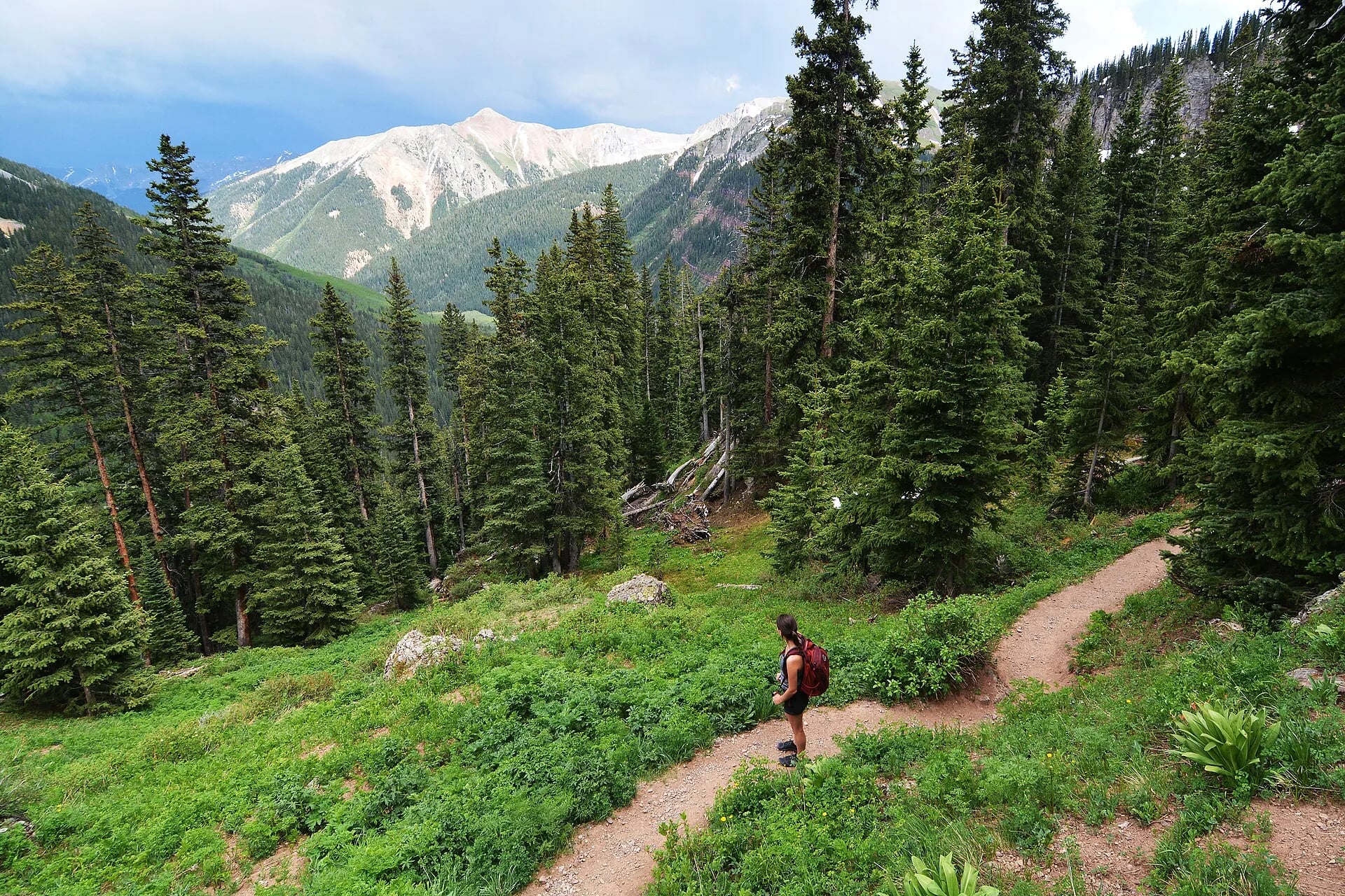 Trail toward Ice Lake Basin, San Juan National Forest, Colorado