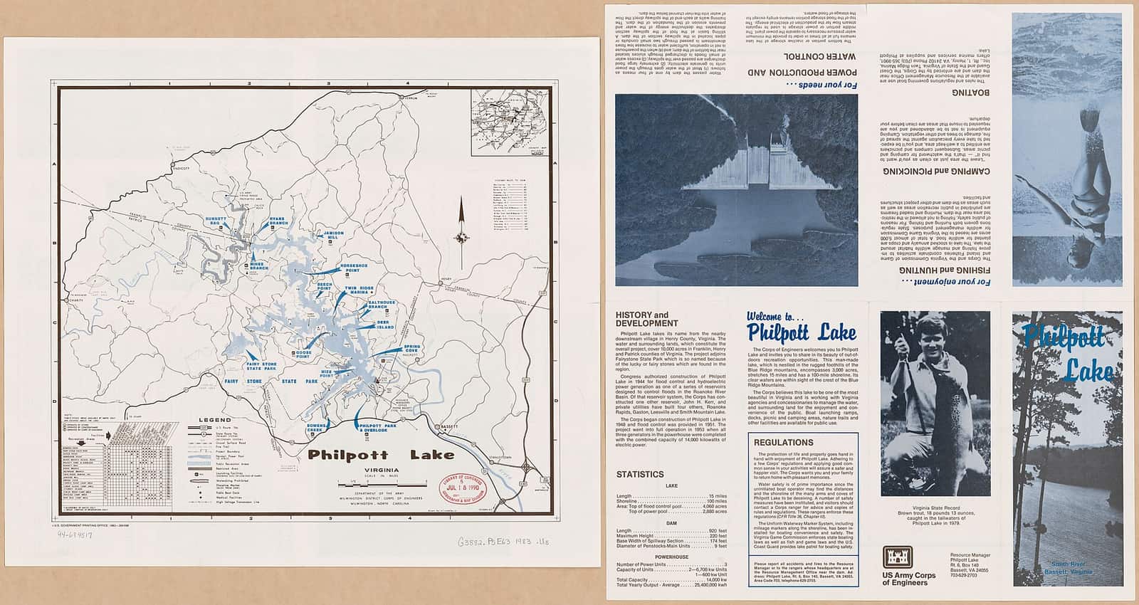 Philpott Lake, Virginia LOC 94684517