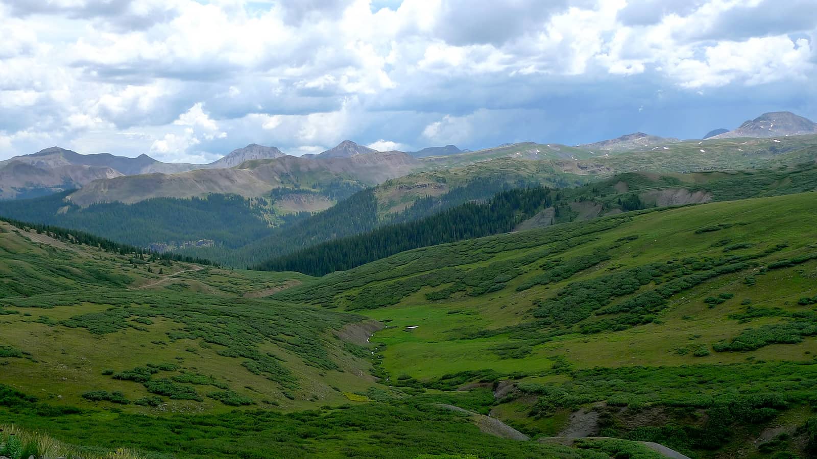 Stony Pass road (better), Colo